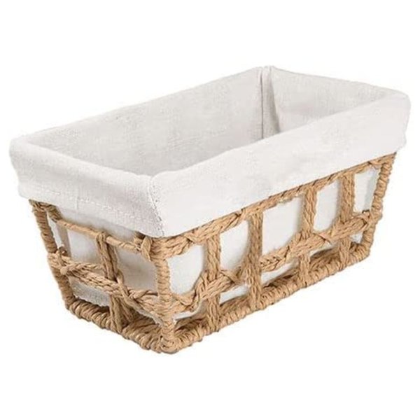cesta retangular knit com capa 24 cm 2