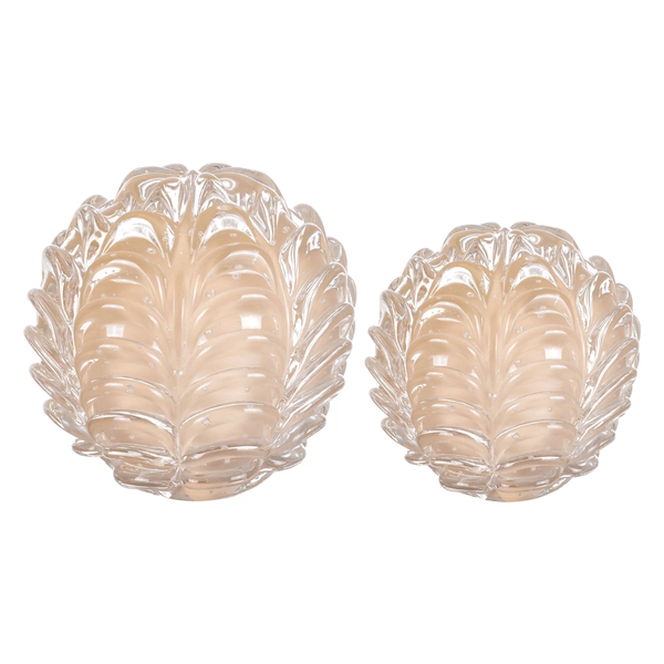 cj de esfera cristal murano sensation champagne