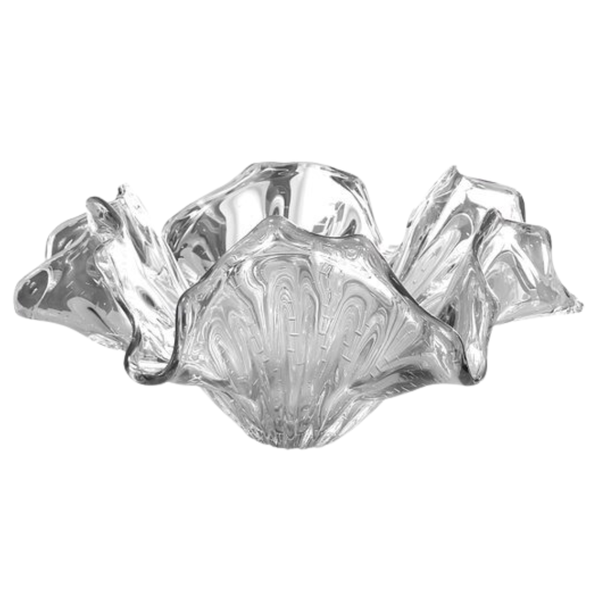 centro de mesa almeria cristal murano cristal 55 cm