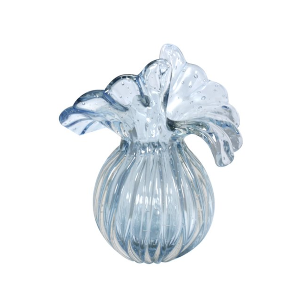 vaso cristal murano salamanca p aqua marine 26 cm