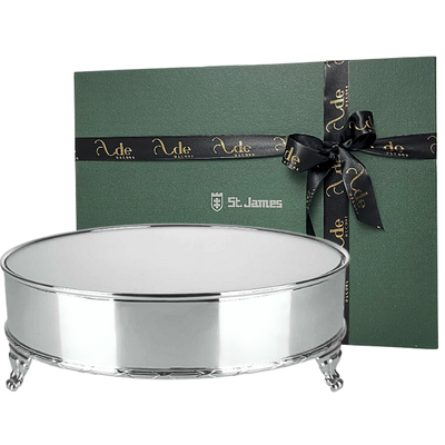 boleira croise em prata st james 42 cm