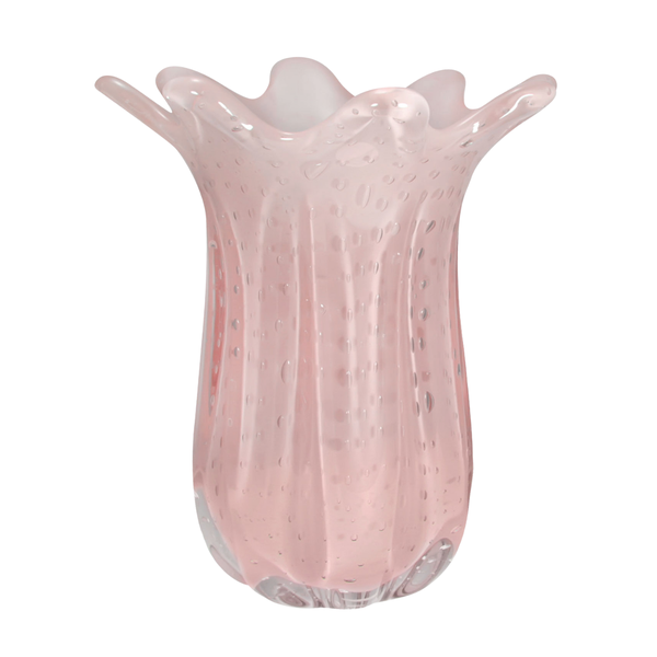 vaso cristal murano everest p jade rosa