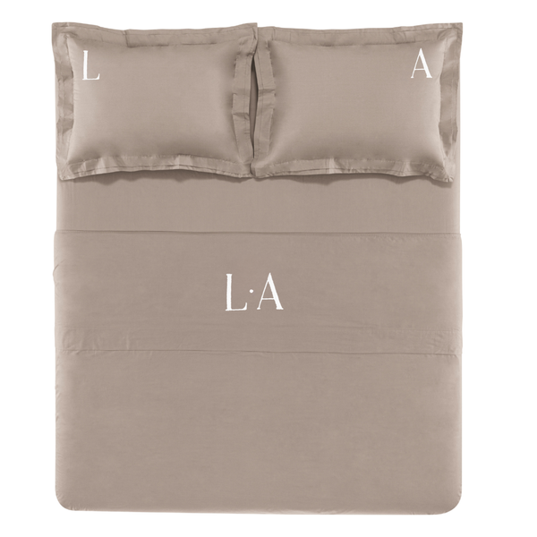 jogo de cama trussardi queen 200 fios 100 algodao san pietro avena