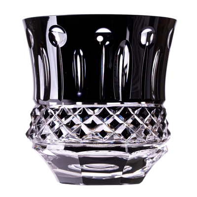 copo de cristal flauta lapidado 69 p whisky preto 325 ml