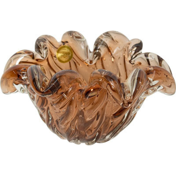 cachepot cristal murano sintra m garnet 6