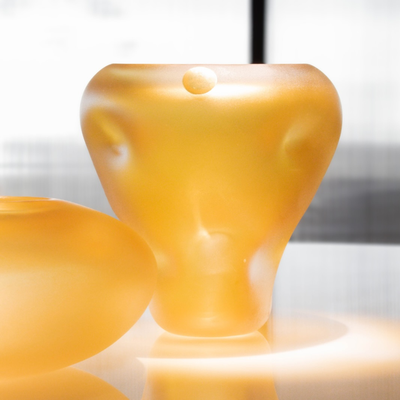vaso cristal murano peonia matte m 3