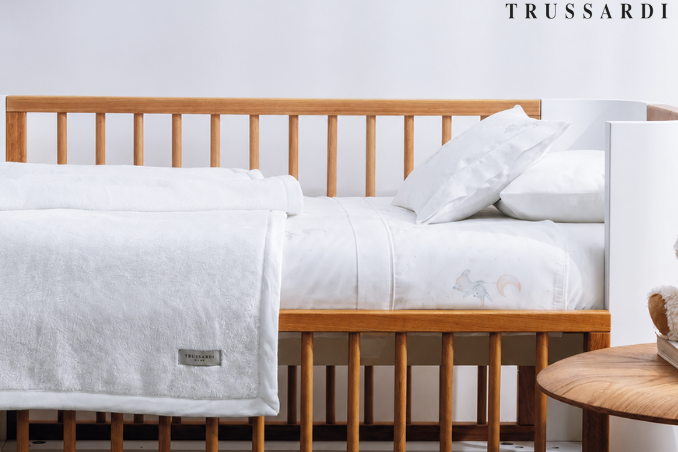 foto derivacao cobertor baby domani trussardi 100 poliester branco