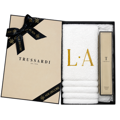 Kit Presente Trussardi Toalha de Lavabo Imperiale + Perfume de